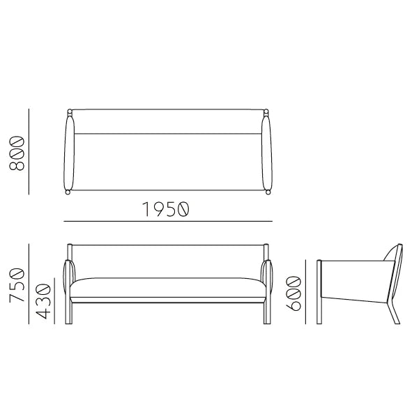 リン ソファ 3シート