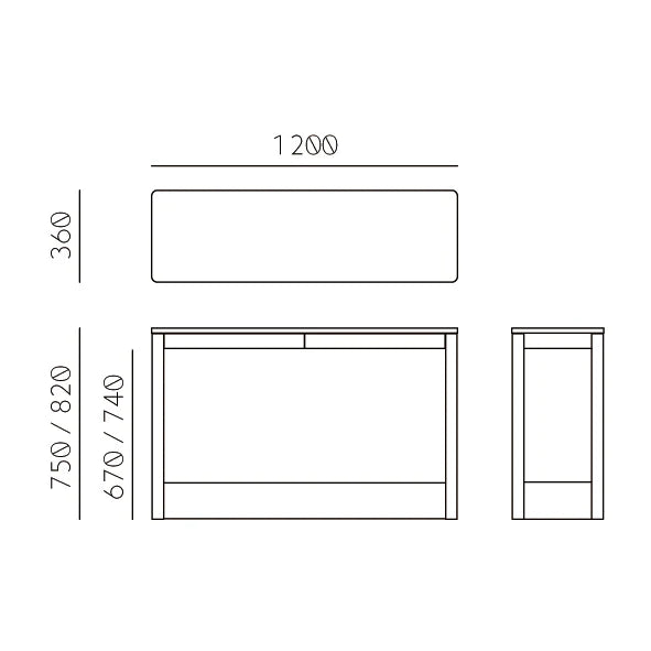 ARIAKE コヤバリ コンソールテーブル