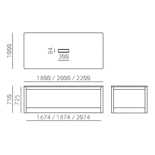 ARIAKE コヤバリ ダイニングテーブル