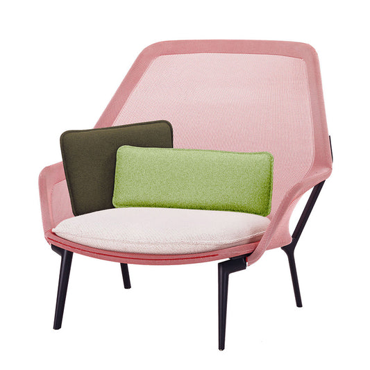 Vitra(ヴィトラ) スローチェア単体 (ニット) バックレストクッション2個付き