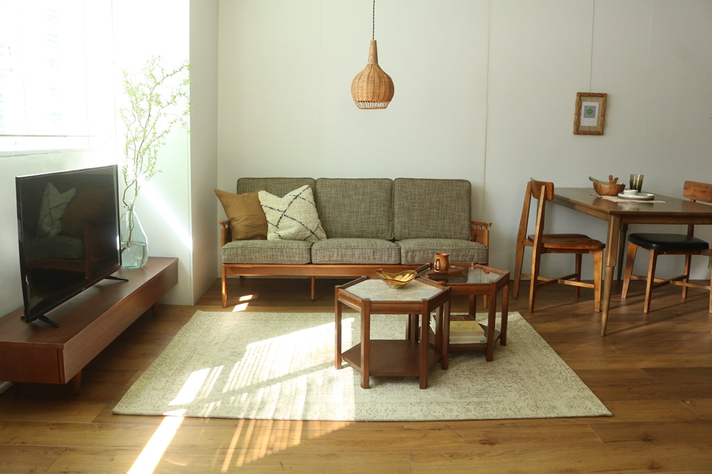 ACME Furniture(アクメファニチャー) ウィッカー ソファー 3シーター