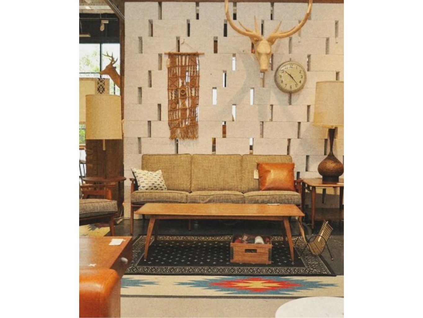 ACME Furniture(アクメファニチャー) ウィッカー ソファー 3シーター