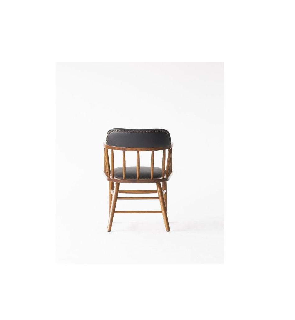 ACME Furniture(アクメファニチャー) オークス アーム チェア ブラック(PVC)