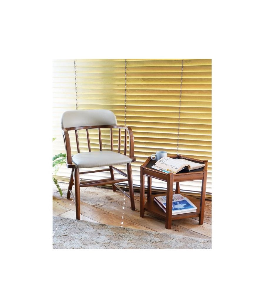 ACME Furniture(アクメファニチャー) オークス アーム チェア ベージュ(PVC)