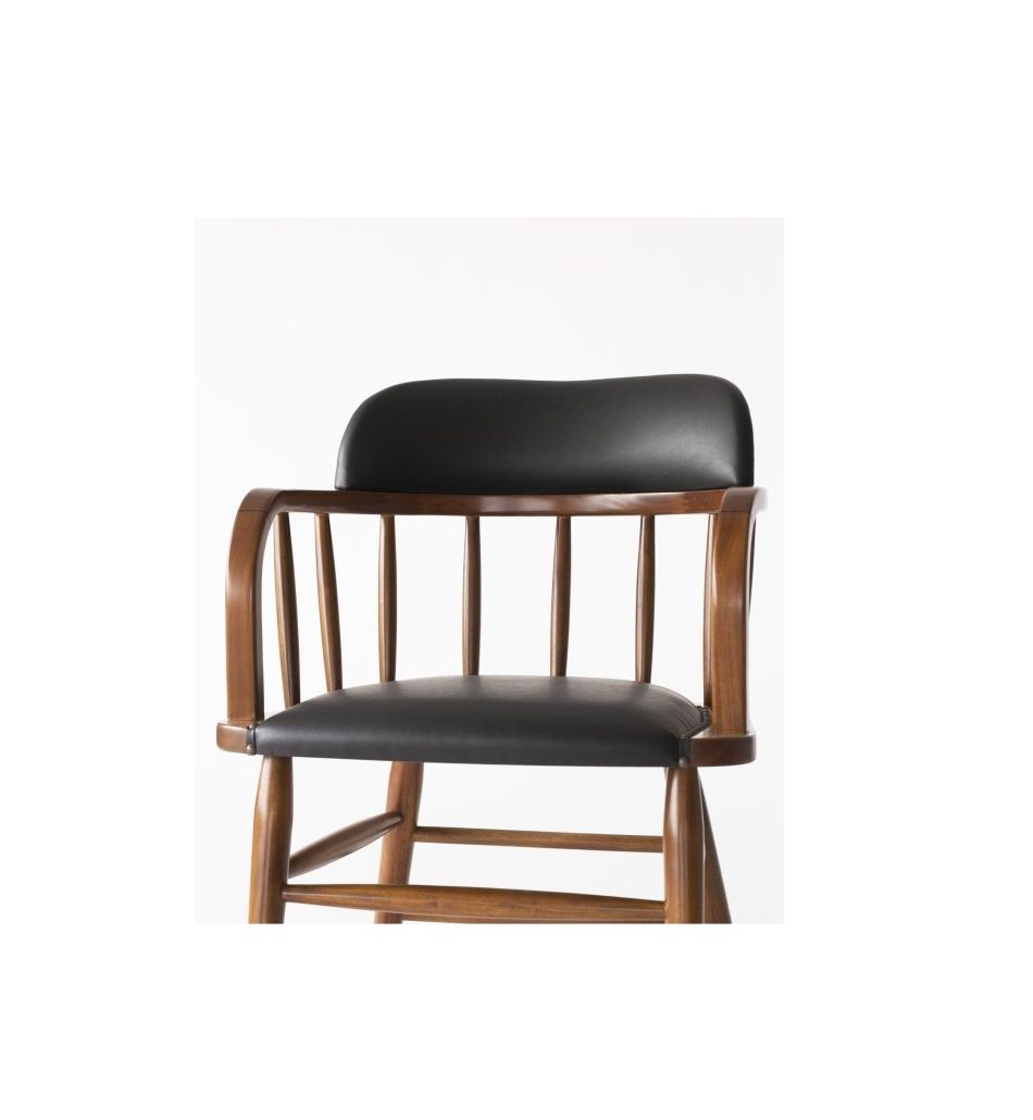 ACME Furniture(アクメファニチャー) オークス アーム チェア ブラック(PVC)