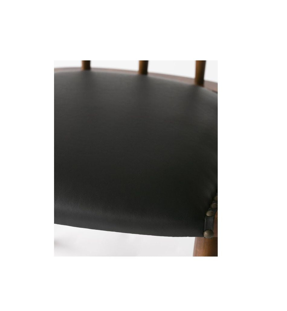 ACME Furniture(アクメファニチャー) オークス アーム チェア ブラック(PVC)