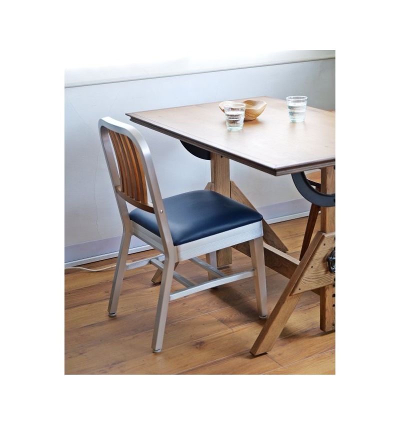 ACME Furniture(アクメファニチャー)ショアライン サイド チェア / アルミニウム レッグ / ネイビー