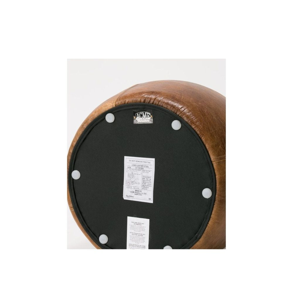 ACME Furniture(アクメファニチャー)オークス レザー スツール / クラック レザー