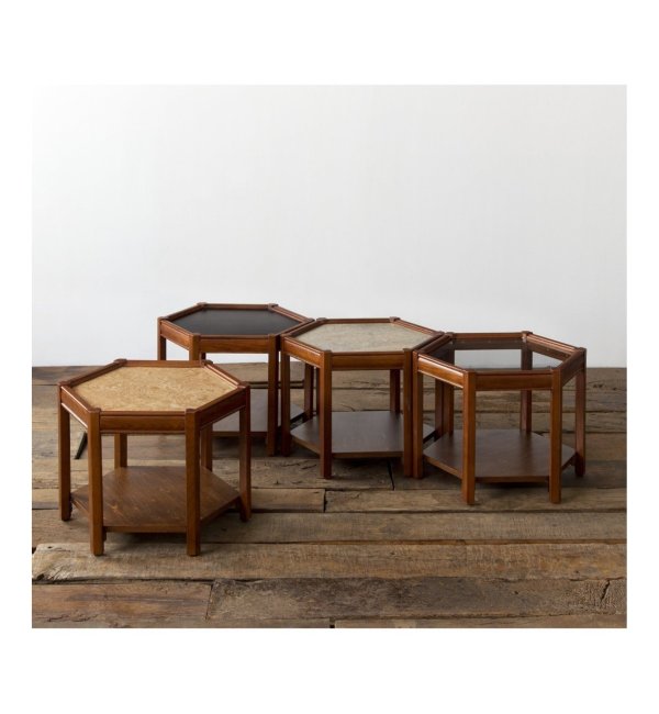 ACME Furniture(アクメファニチャー)ブルックス ヘキサゴン テーブル ベージュ