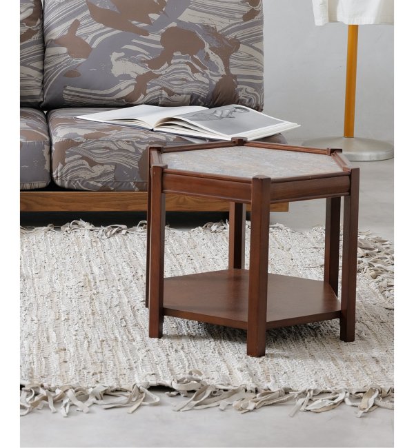 ACME Furniture(アクメファニチャー)ブルックス ヘキサゴン テーブル グレー