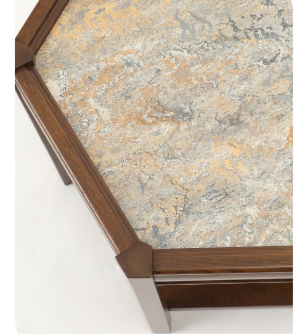 ACME Furniture(アクメファニチャー)ブルックス ヘキサゴン テーブル グレー