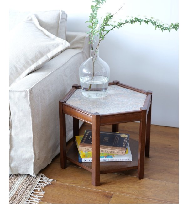 ACME Furniture(アクメファニチャー)ブルックス ヘキサゴン テーブル グレー