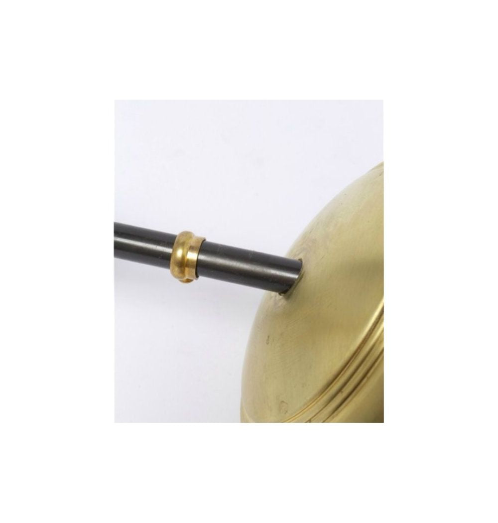 ACME Furniture(アクメファニチャー)ソリッド ブラス ランプ 3アーム ブラックパイプ