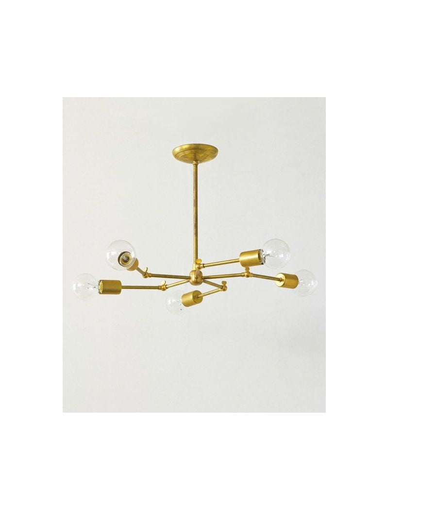 ACME Furniture(アクメファニチャー)ソリッド ブラス ランプ 5アーム