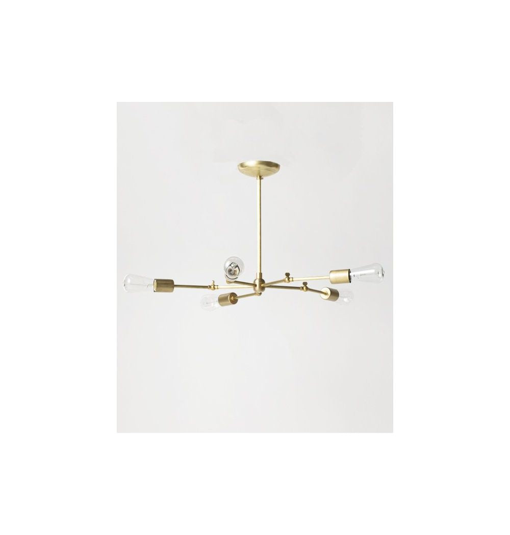 ACME Furniture(アクメファニチャー)ソリッド ブラス ランプ 5アーム