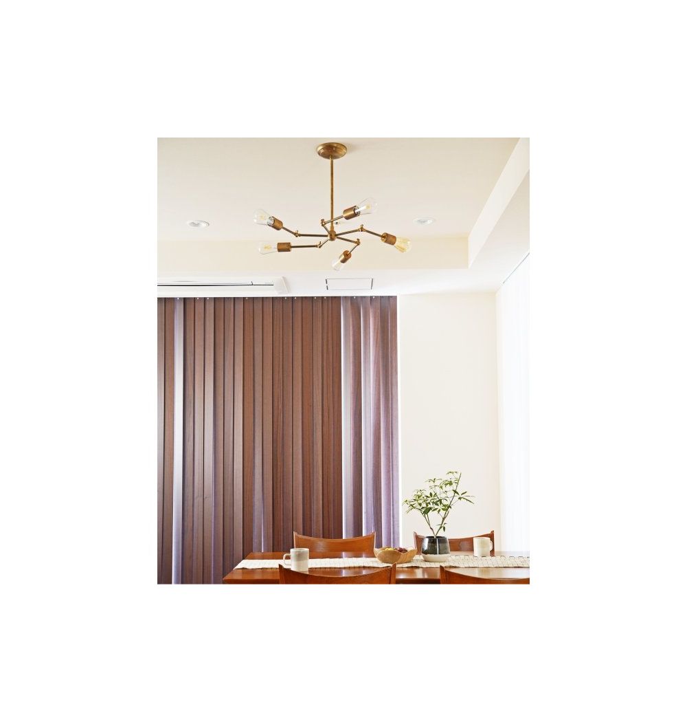 ACME Furniture(アクメファニチャー)ソリッド ブラス ランプ 5アーム