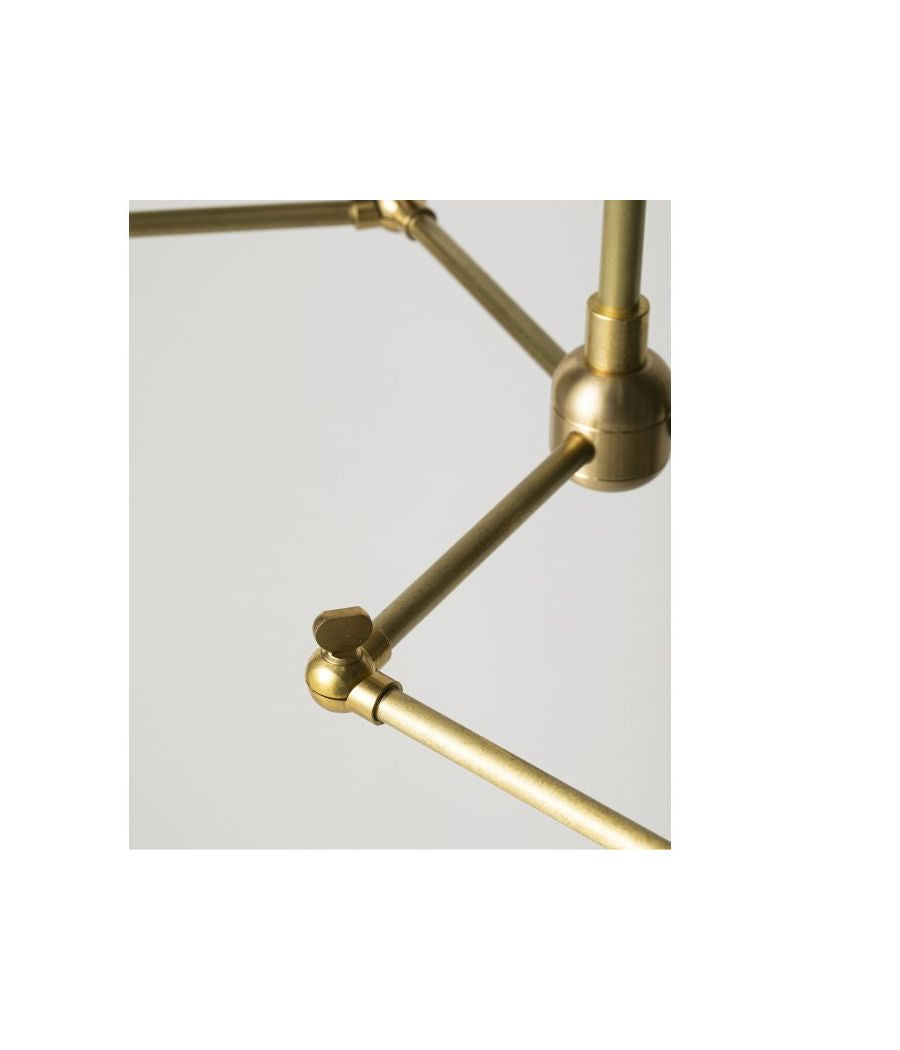 ACME Furniture(アクメファニチャー)ソリッド ブラス ランプ 3アーム