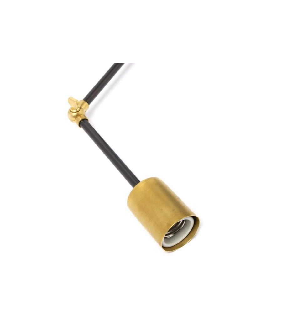 ACME Furniture(アクメファニチャー)ソリッド ブラス ランプ 3アーム ブラックパイプ