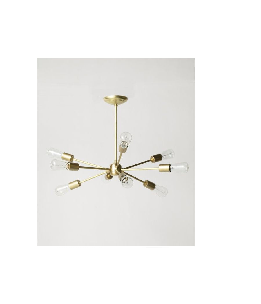 ACME Furniture(アクメファニチャー)ソリッド ブラス ランプ 9アーム