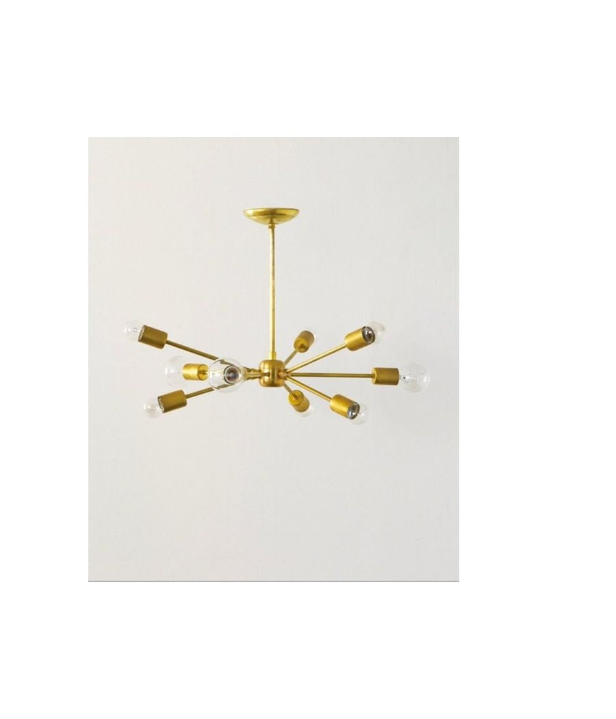 ACME Furniture(アクメファニチャー)ソリッド ブラス ランプ 9アーム