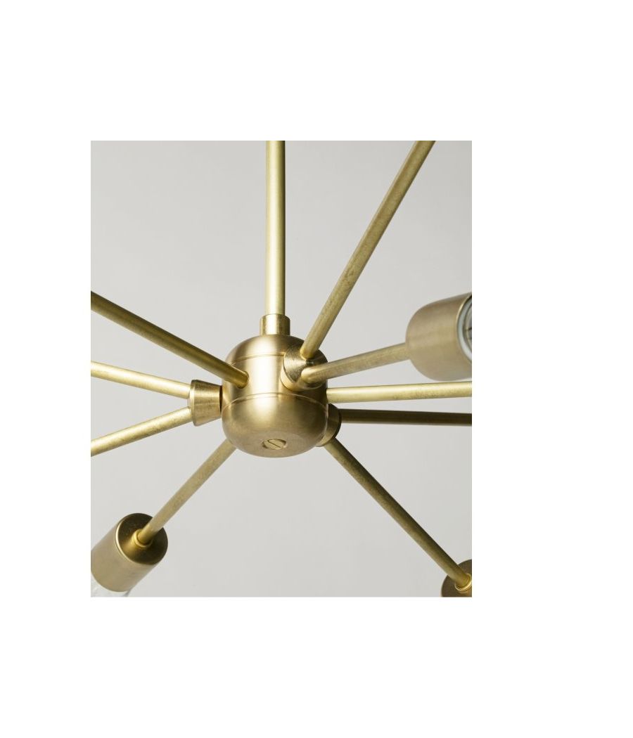 ACME Furniture(アクメファニチャー)ソリッド ブラス ランプ 9アーム