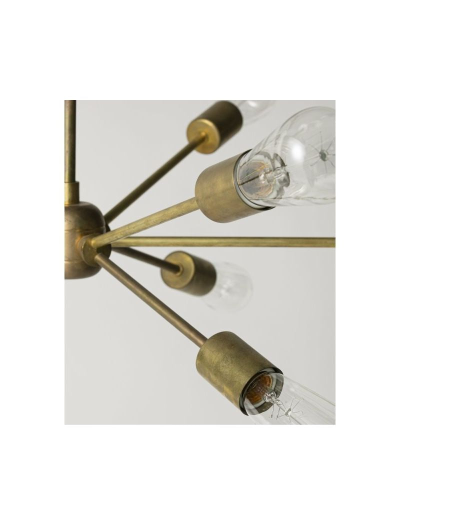 ACME Furniture(アクメファニチャー)ソリッド ブラス ランプ 9アーム