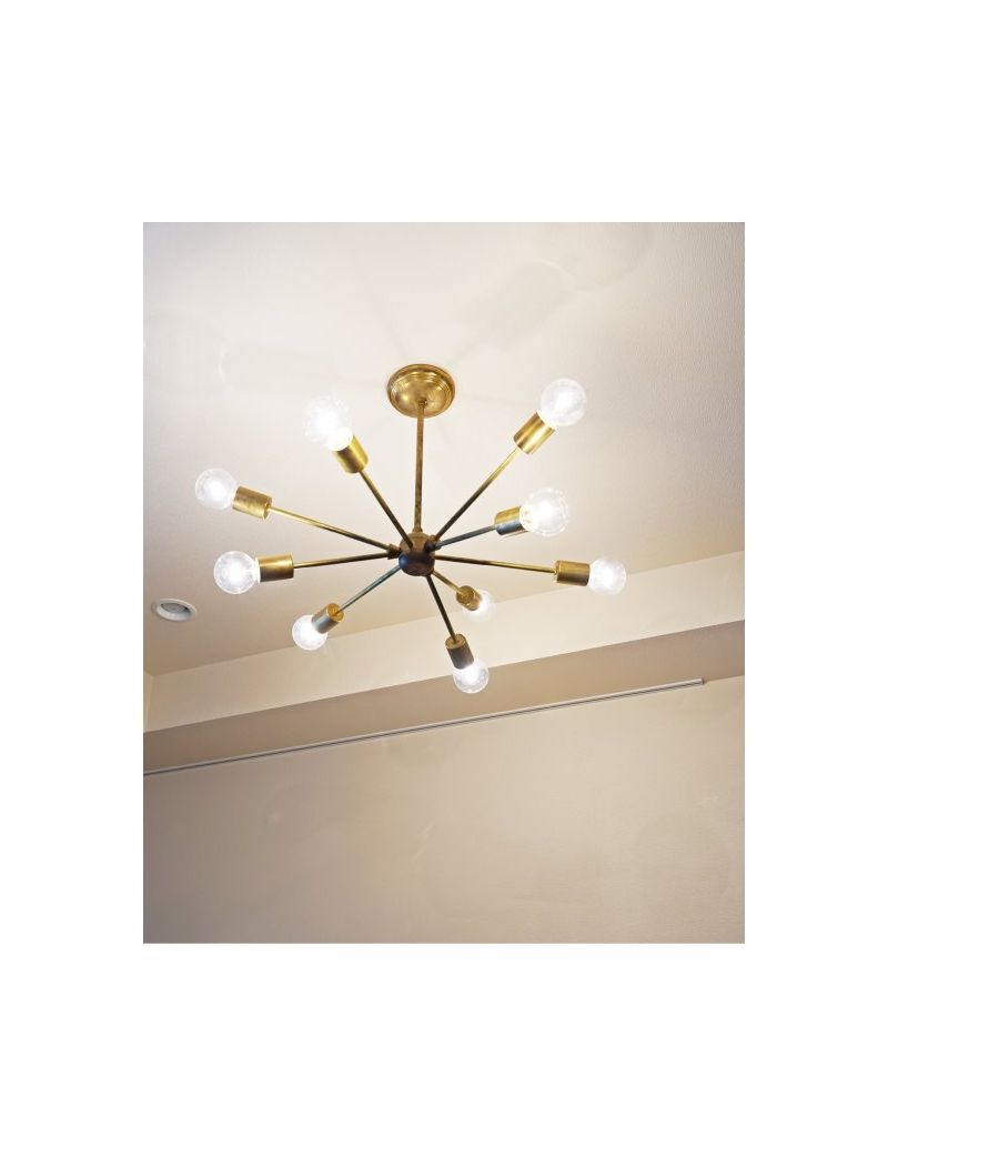 ACME Furniture(アクメファニチャー)ソリッド ブラス ランプ 9アーム