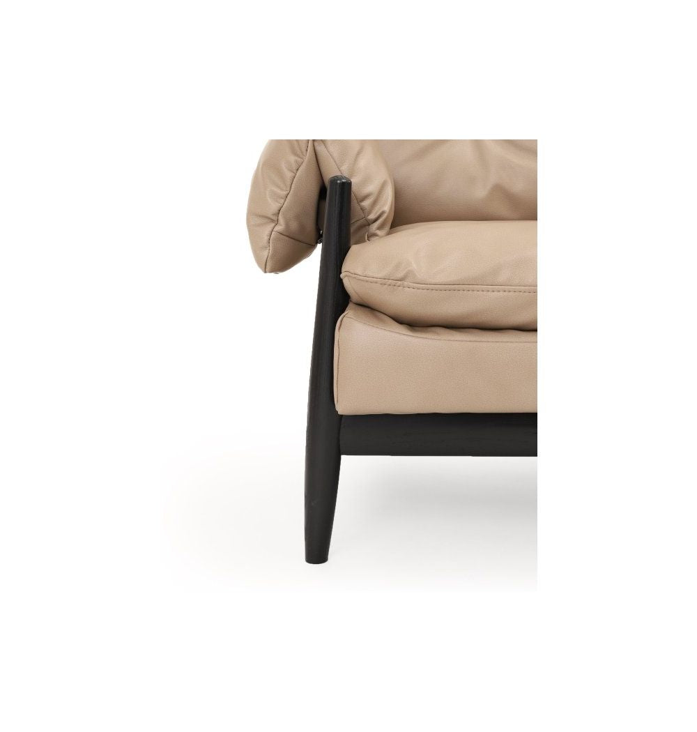 JOURNAL STANDARD FURNITURE(ジャーナルスタンダードファニチャー )マデイラ ソファ ポリウレタンレザー / グレージュ(ベージュ)