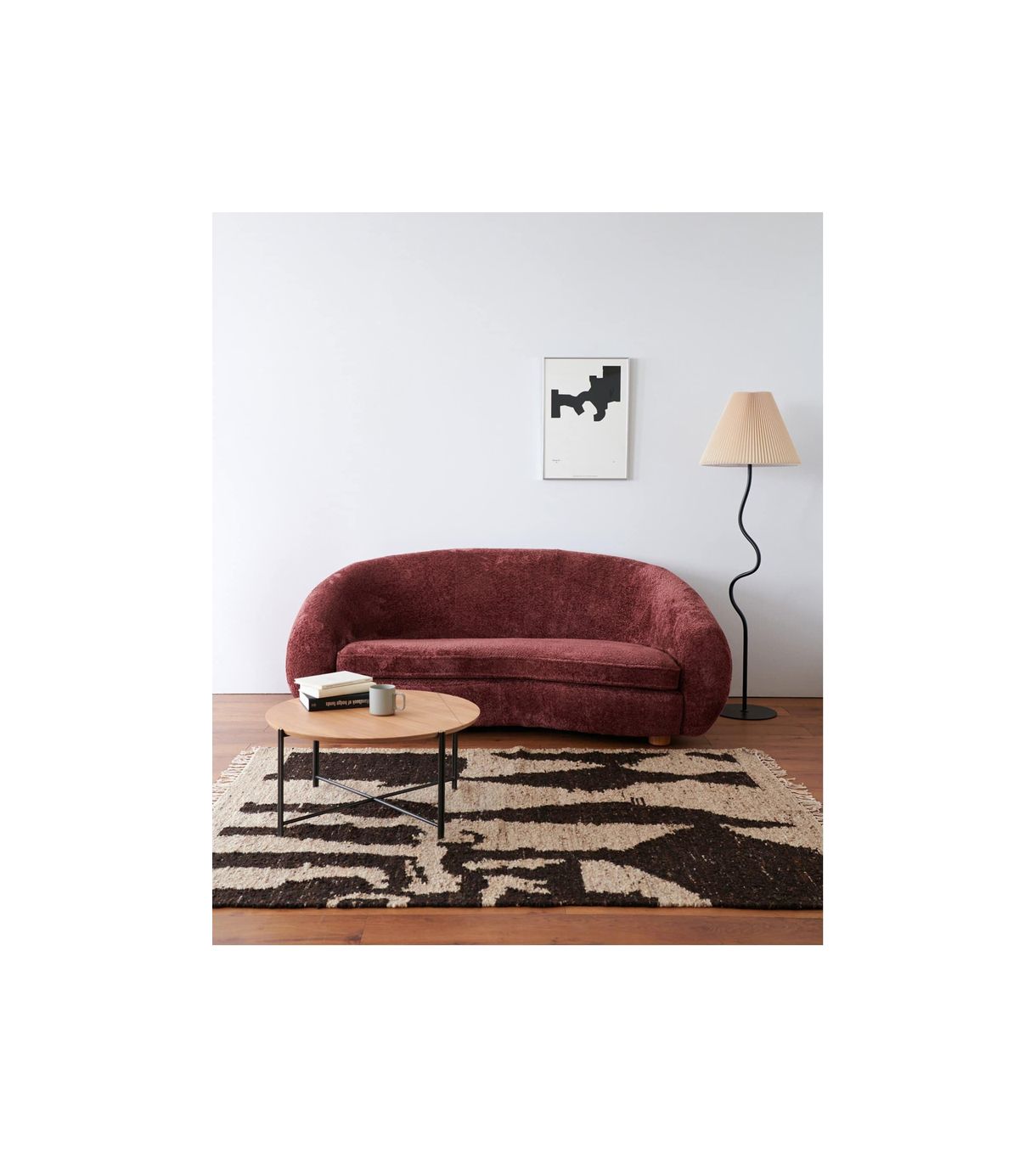 JOURNAL STANDARD FURNITURE(ジャーナルスタンダードファニチャー ) エミールソファ / ワイン