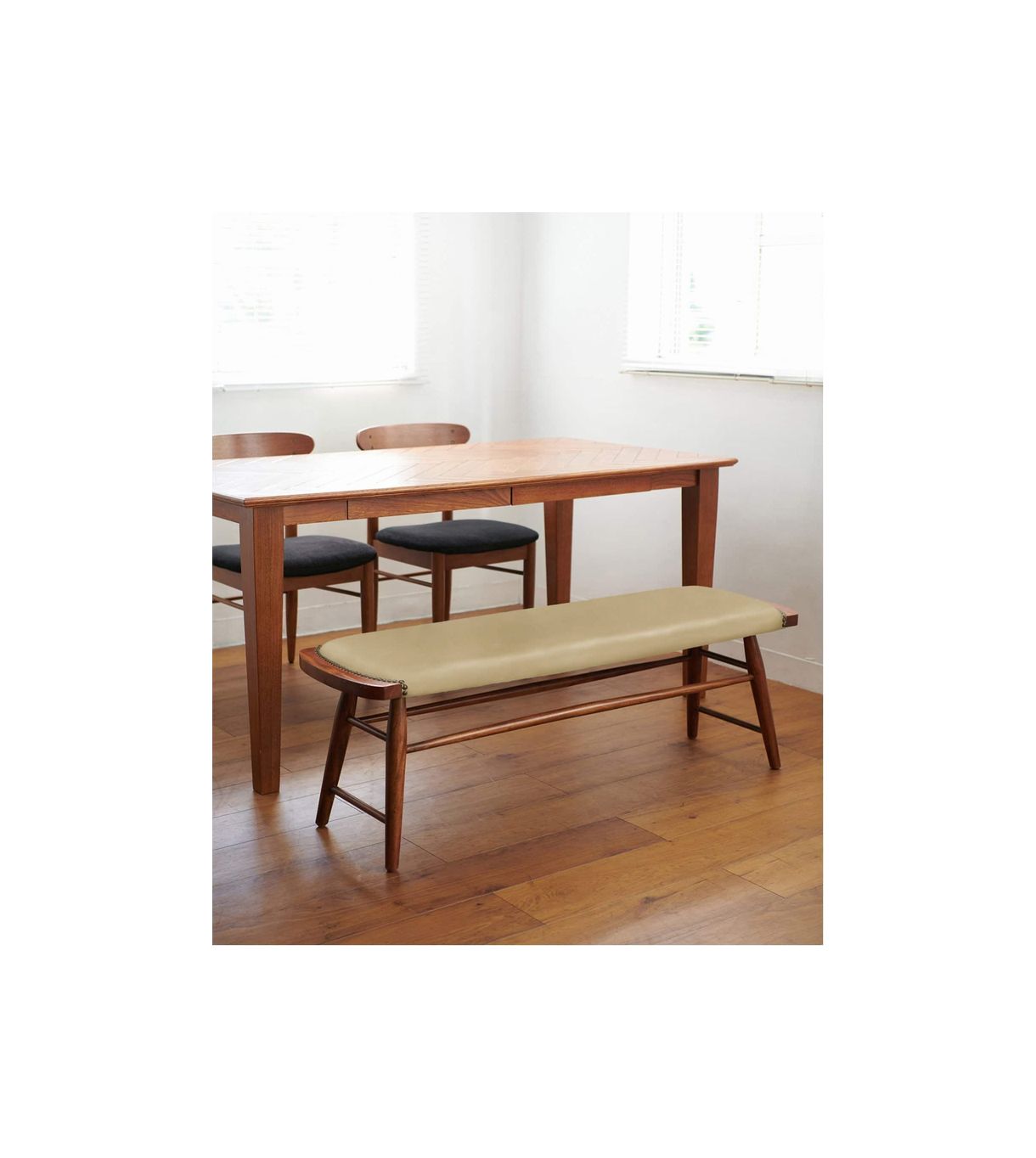 ACME Furniture(アクメファニチャー) オークスベンチ ベージュ PVC