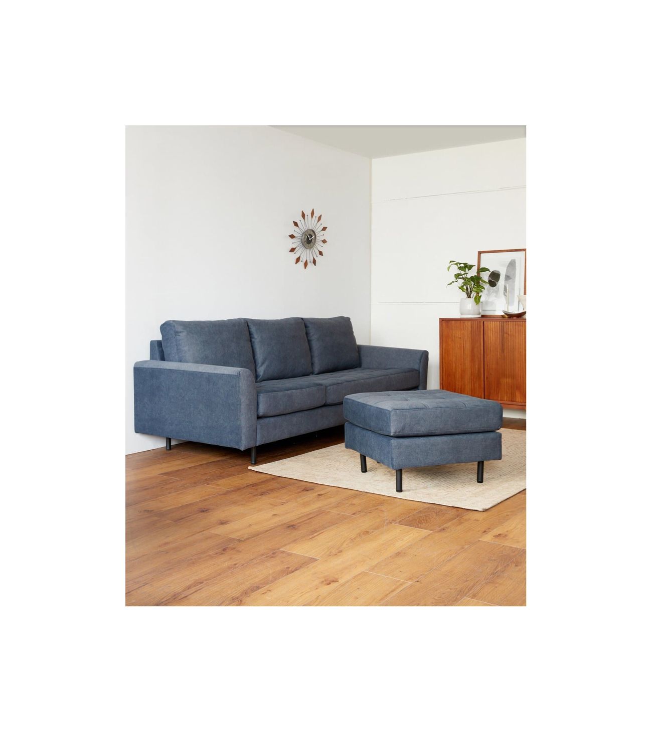 JOURNAL STANDARD FURNITURE(ジャーナルスタンダードファニチャー )ピーエスエフ カウチ ソファ ブルーグレー