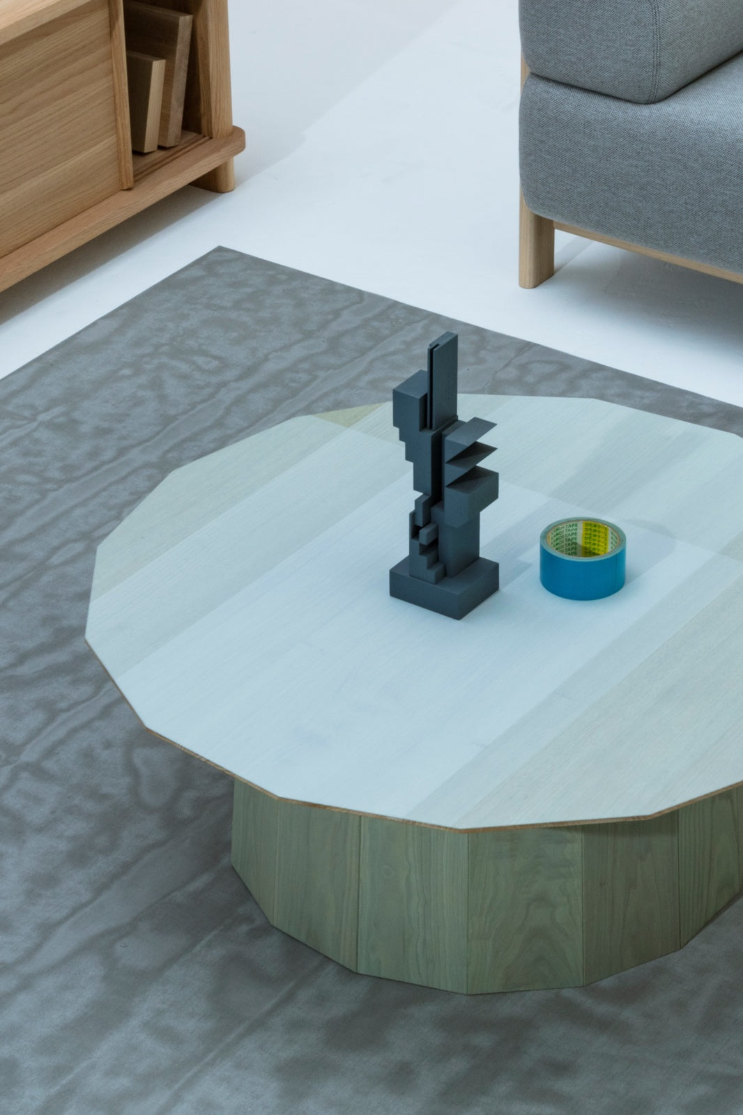 カリモクニュースタンダード カラーウッド テーブルXL・GREEN GRID(グリーングリッド)