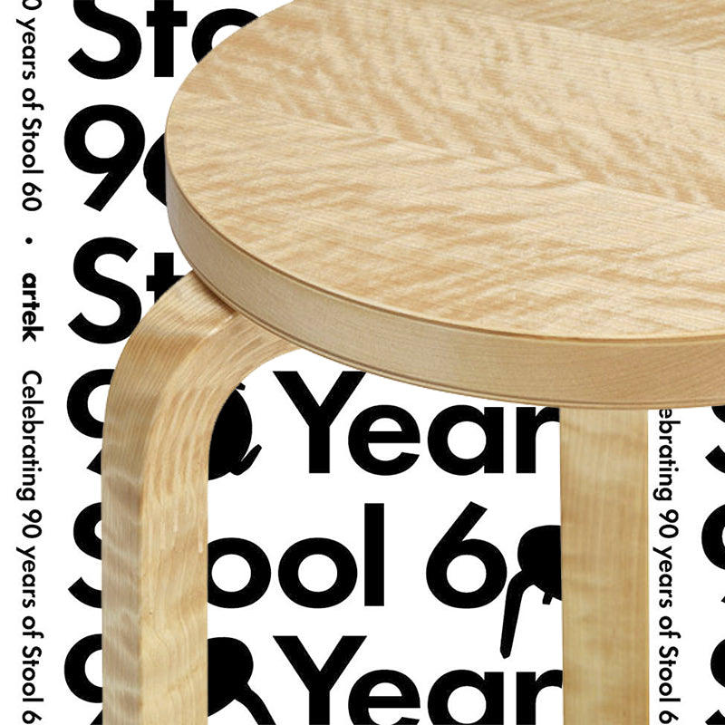 ※SOLD OUT【90周年アニバーサリーモデル第二弾】Artek(アルテック)スツール60ロイム