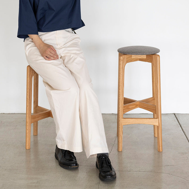 MARUNI60 ハイスツール58(ウォールナット)布座