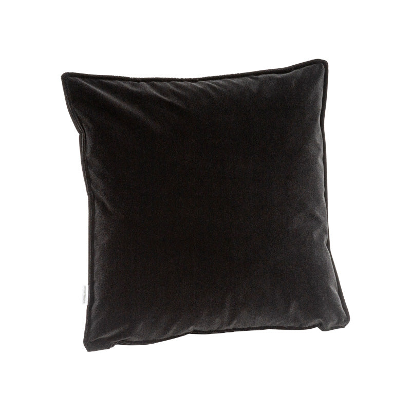 カリモク60 クッションカバー45×45cmモケットブラック(つまみ仕様)