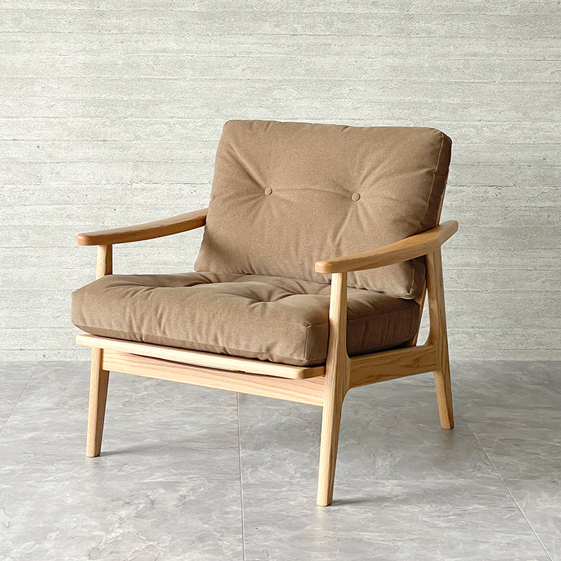 マルニ60 フレームチェア ワイド1シーター・両肘(オーク/ローバック/ワイド幅)