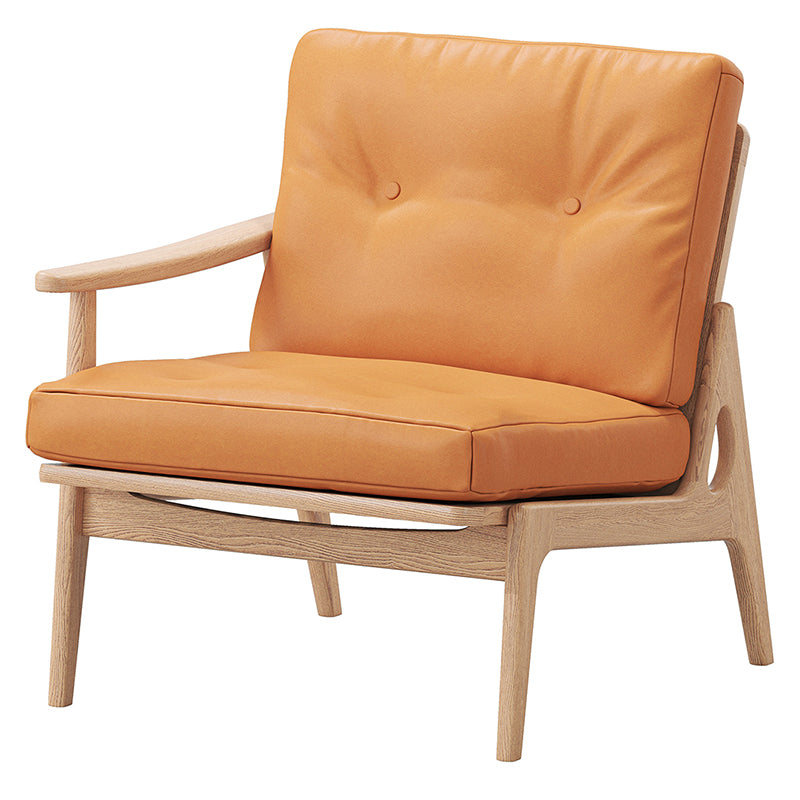 マルニ60 フレームチェア ワイド1シーター・右肘(オーク/ローバック/ワイド幅)