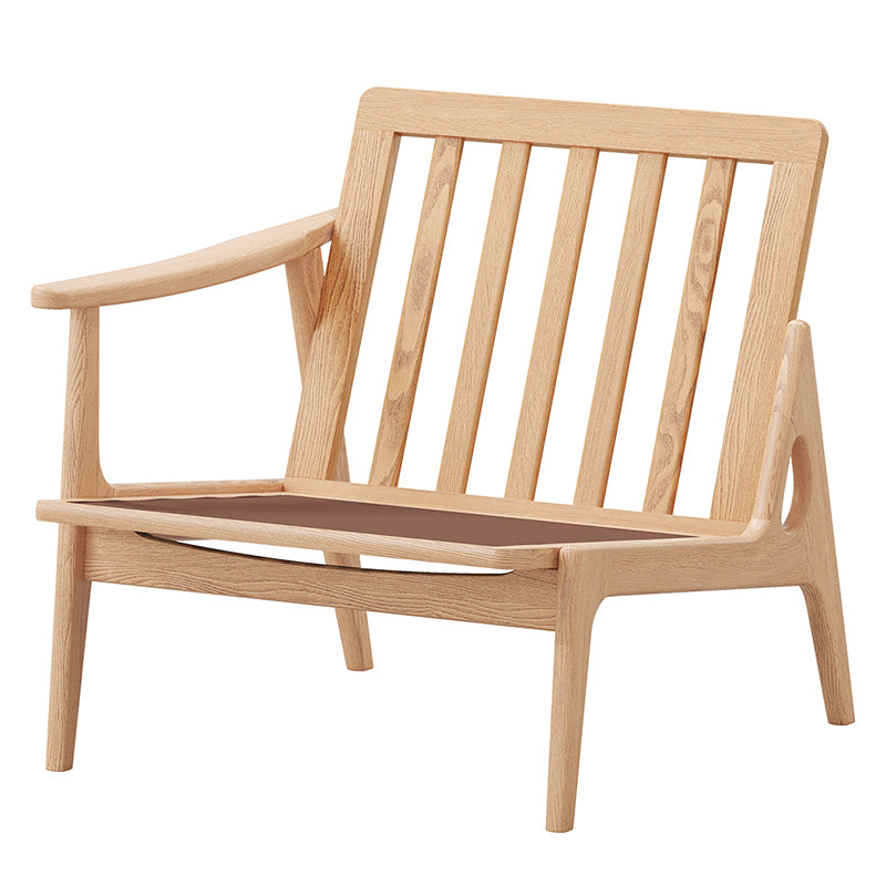 マルニ60 フレームチェア ワイド1シーター・右肘(本体)(オーク/ローバック/ワイド幅)