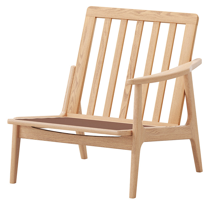 マルニ60 フレームチェア ワイドハイバック1シーター・左肘(本体)(オーク/ハイバック/ワイド幅)