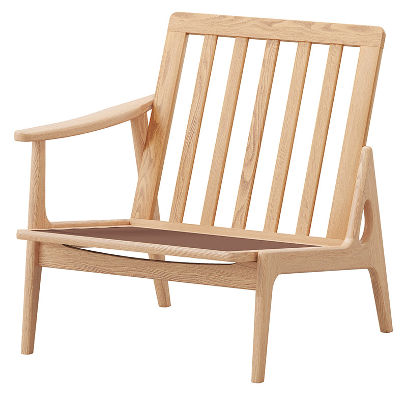 マルニ60 フレームチェア ワイドハイバック1シーター・右肘(本体)(オーク/ハイバック/ワイド幅)