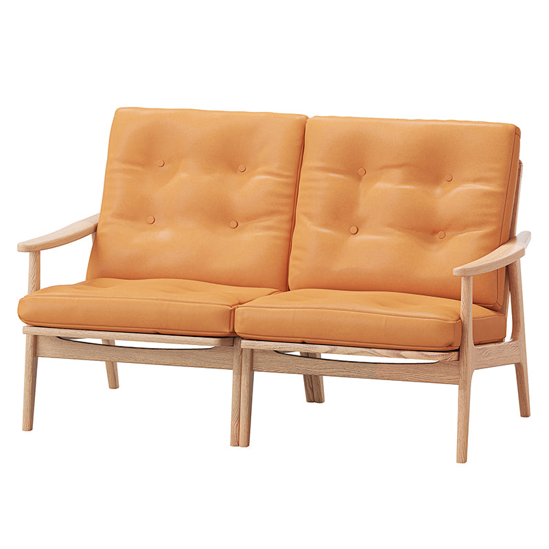 マルニ60 フレームチェア ワイドハイバック2シーター(オーク/ハイバック/ワイド幅)