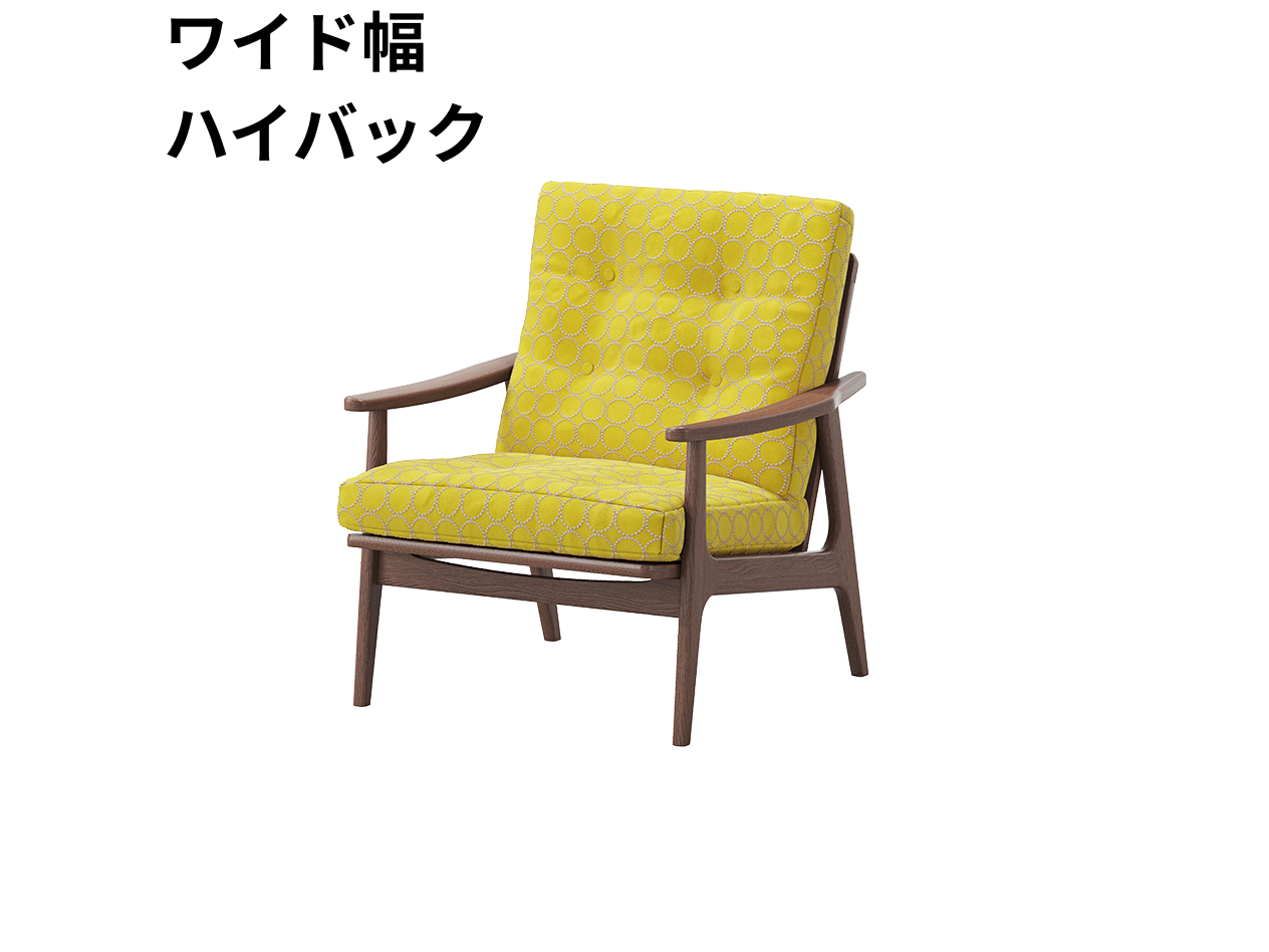 『マルニ60期間限定企画』ミナペルホネン/タンバリン&ライトベリー全色から生地セレクト!マルニ60フレームチェア/ウォールナット材/ウレタン仕上/1シーター 両肘