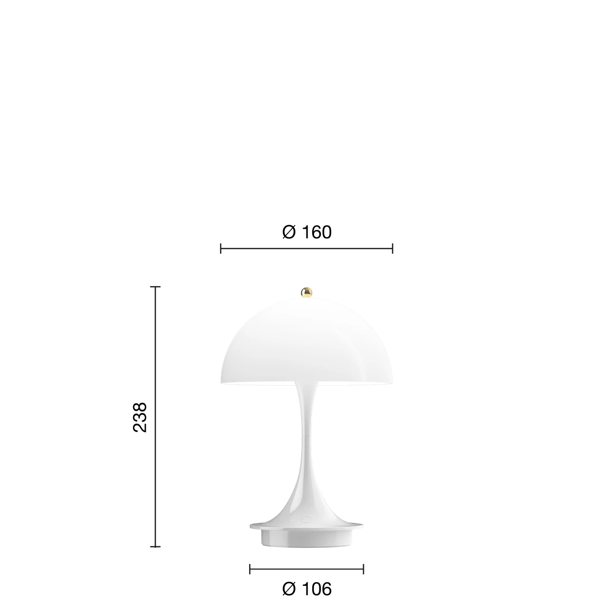 ※完売【数量限定 / 150周年記念モデル】Louis Poulsen(ルイスポールセン) パンテラ160 ポータブルアニヴァーサリー エディション