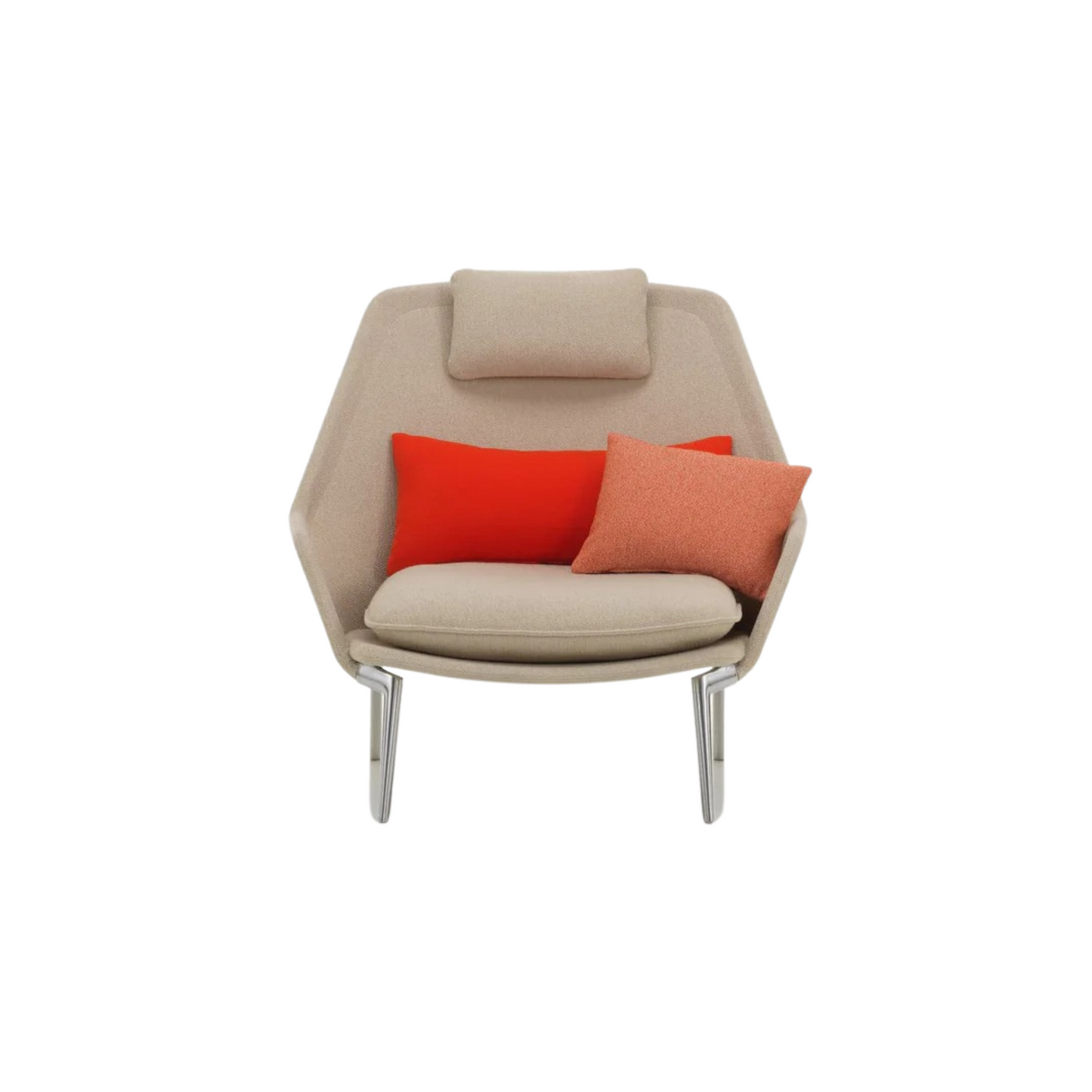 Vitra(ヴィトラ) スローチェア単体 (ファブリック) バックレストクッション2個付き