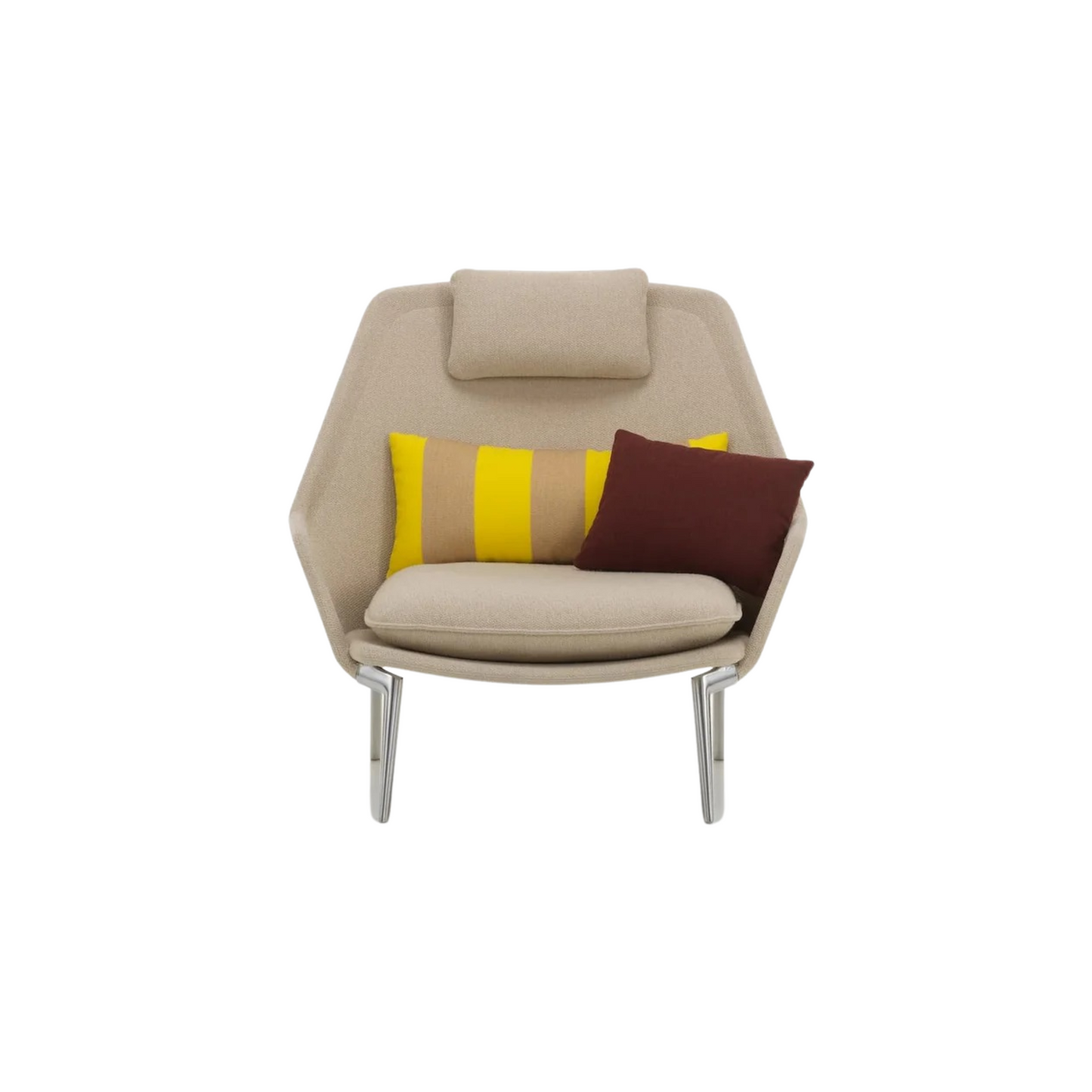 Vitra(ヴィトラ) スローチェア単体 (ファブリック) バックレストクッション2個付き