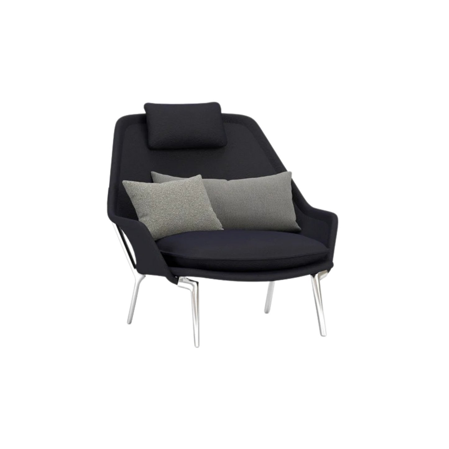 Vitra(ヴィトラ) スローチェア単体 (ファブリック) バックレストクッション2個付き