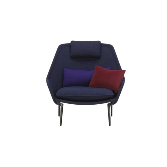 Vitra(ヴィトラ) スローチェア単体  (ファブリック) バックレストクッション2個付き