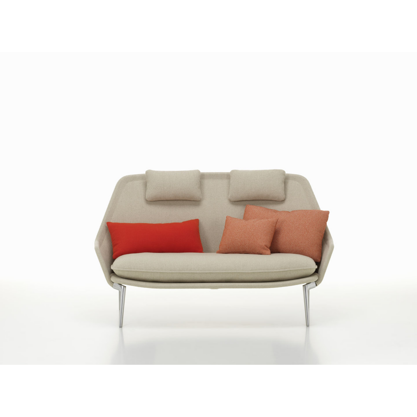 Vitra(ヴィトラ) スローソファ(ファブリック) バックレストクッション3個付き