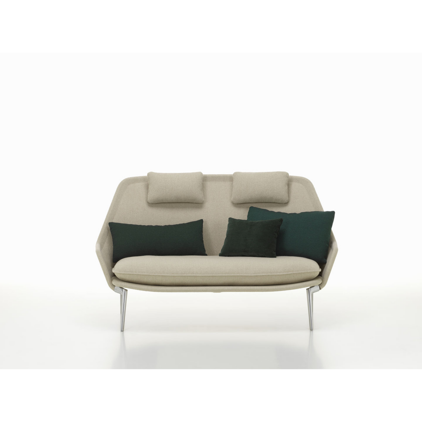 Vitra(ヴィトラ) スローソファ(ファブリック) バックレストクッション3個付き