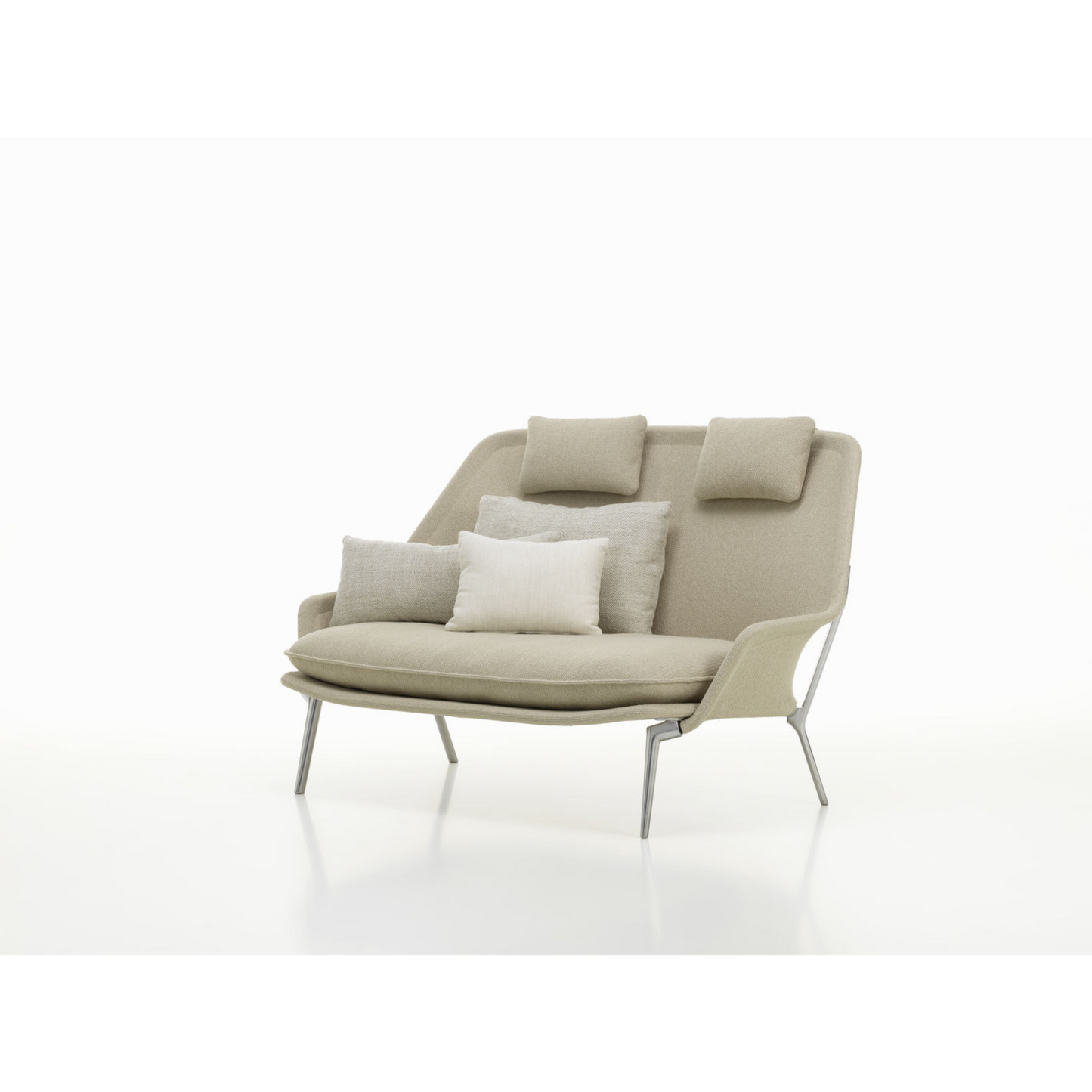 Vitra(ヴィトラ) スローソファ(ファブリック) バックレストクッション3個付き